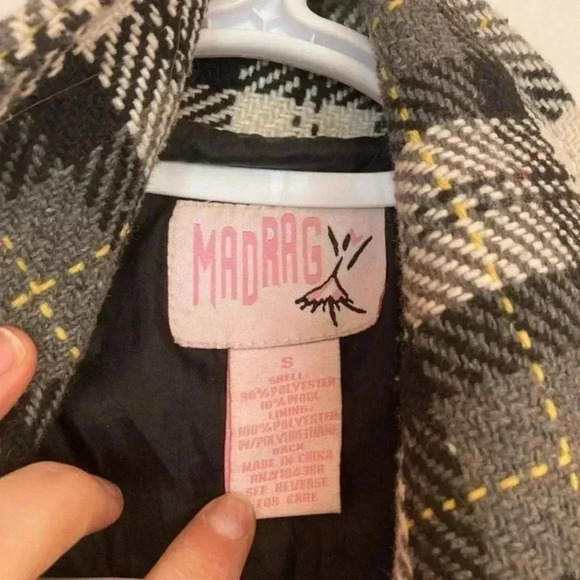 2/$25- Mid length plaid dress jacket - Picture 3 of 4